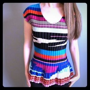 MILANO PLEATED CAP SLEEVE TOP